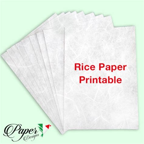 Printable Rice Paper